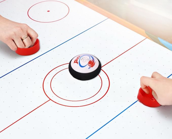 Ice Hockey Air Power (battery Operated) For Kids With Air Cushion 2 Player Game