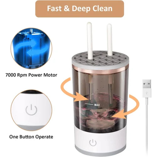 Portable Electric Makeup Brush Cleaner Machine Usb Brush Cleaner