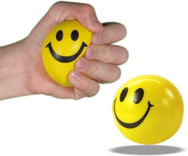 Sn-455 Smart Care Hand Exercise Ball Phisioball Smile Balls Stress Relief Balls Kids Toys